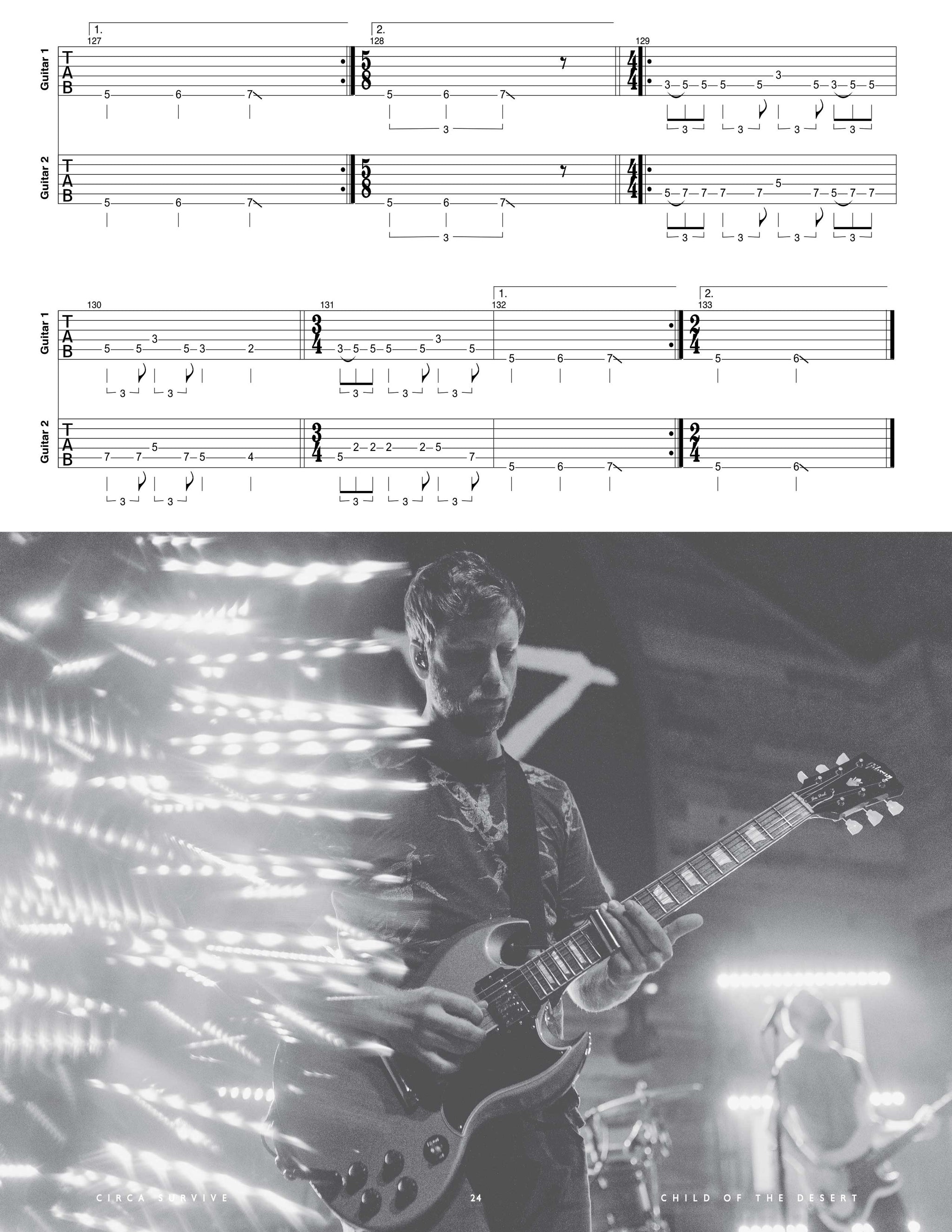 Circa Survive: Descensus Official Guitar Tab Book – Sheet Circa Survive: Descensus Official Guitar Tab Book – Sheet