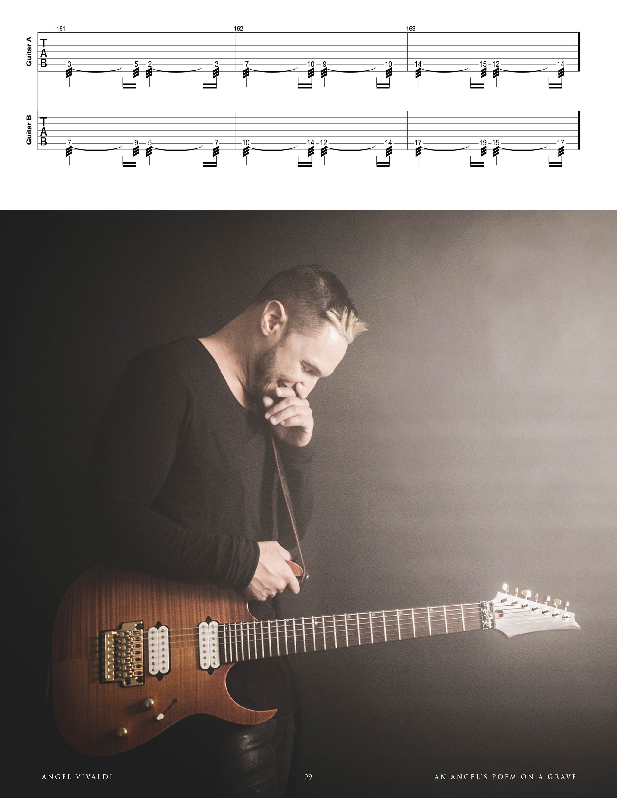 Angel Vivaldi: The Speed of Dark Official Guitar Tab Book – Sheet