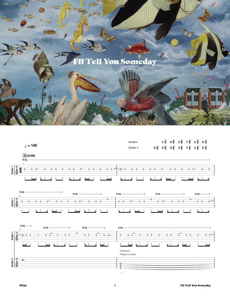 Plini: Impulse Voices Official Guitar Tab Book – Sheet Happens