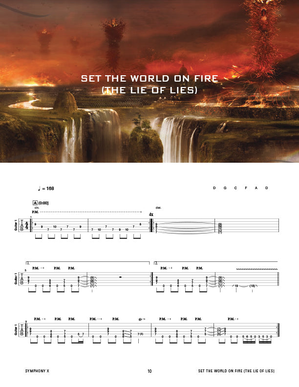 Symphony X: Paradise Lost Official Guitar Tab Book – Sheet Happens