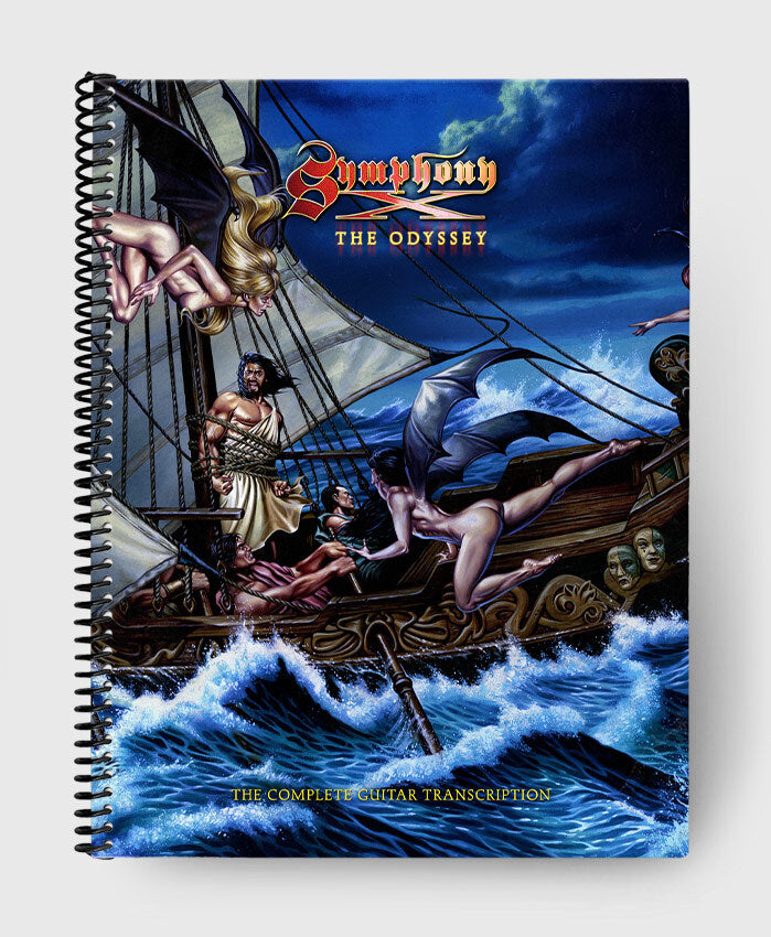 【輸入本】symphony x ギター用TAB BOOK4冊セット Symphony X: The Odyssey Official Guitar Tab Book – Sheet Happens